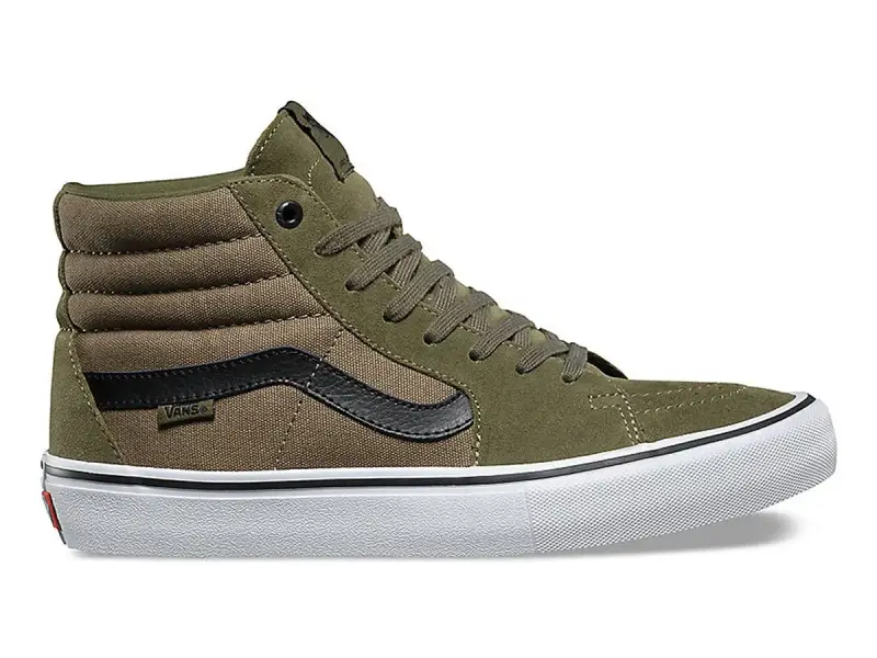 Vans "Sk8-Hi Pro" Shoes - Burnt Olive/Black (Dakota Roche)