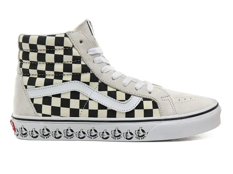 Vans "Sk8-Hi Reissue" Shoes - (Vans BMX) White/Black
