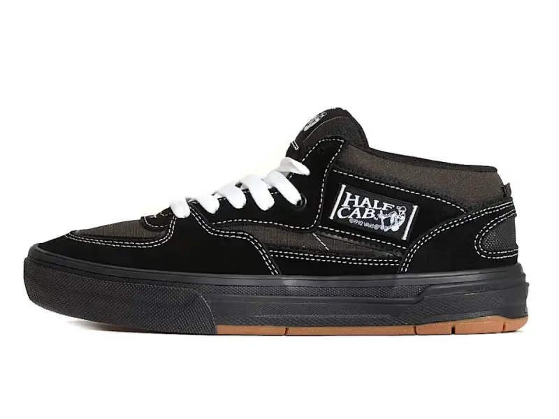 Vans "Skate Half Cab Wafflecup" Shoes - Black/Asphalt