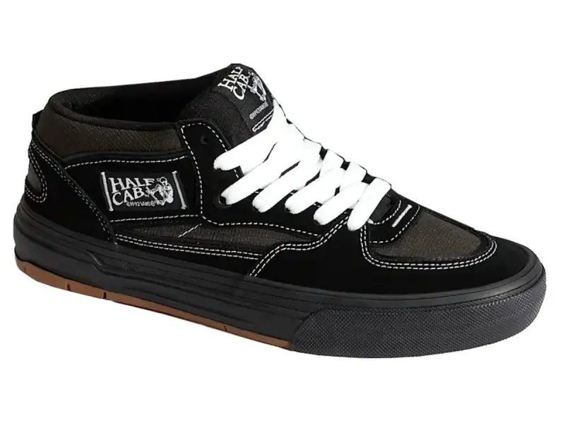 Vans "Skate Half Cab Wafflecup" Shoes - Black/Asphalt