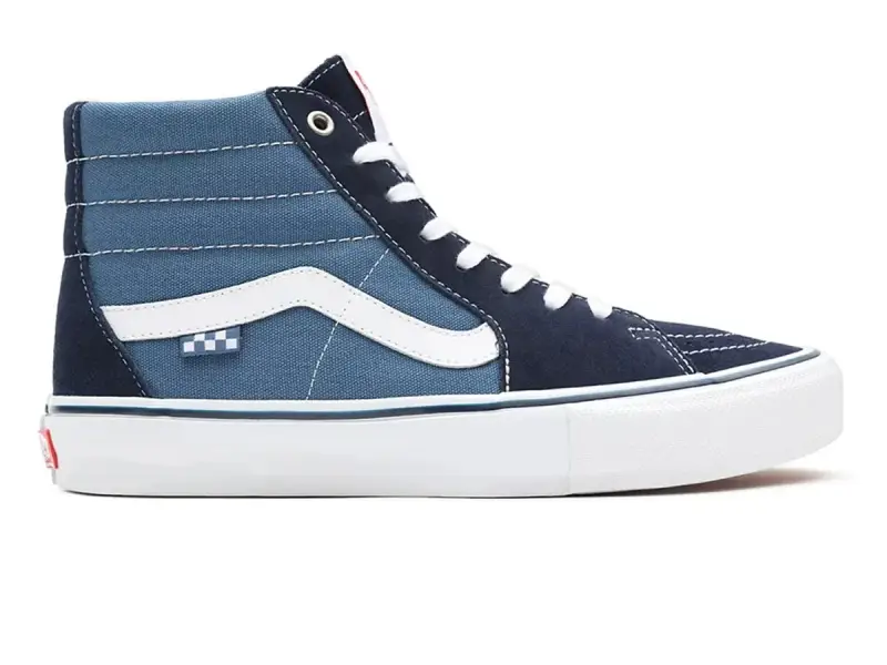 Vans "Skate Sk8-Hi" Shoes - Navy/White