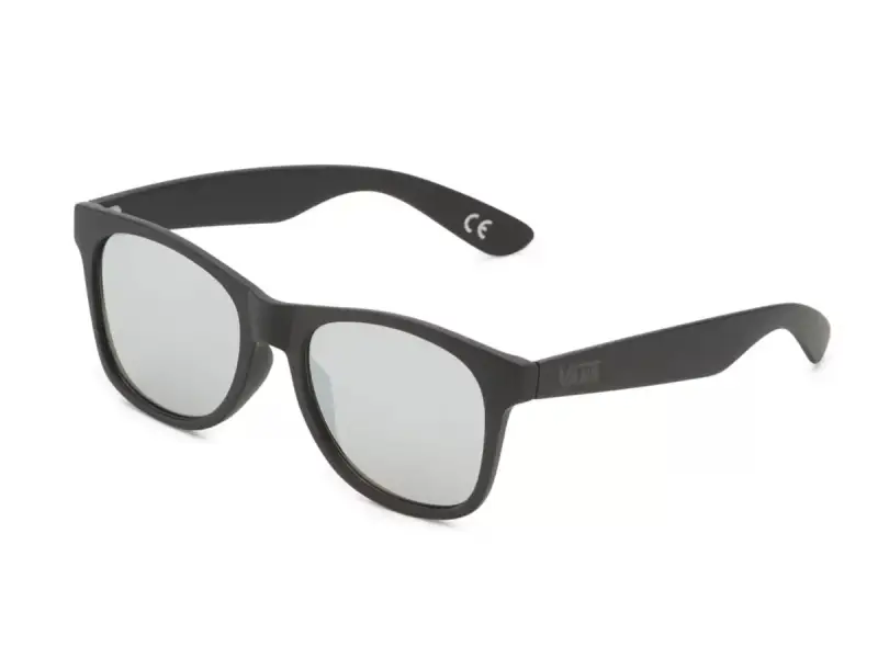 Vans "Spicoli Flat" Sunglasses - Black/Silver Mirror