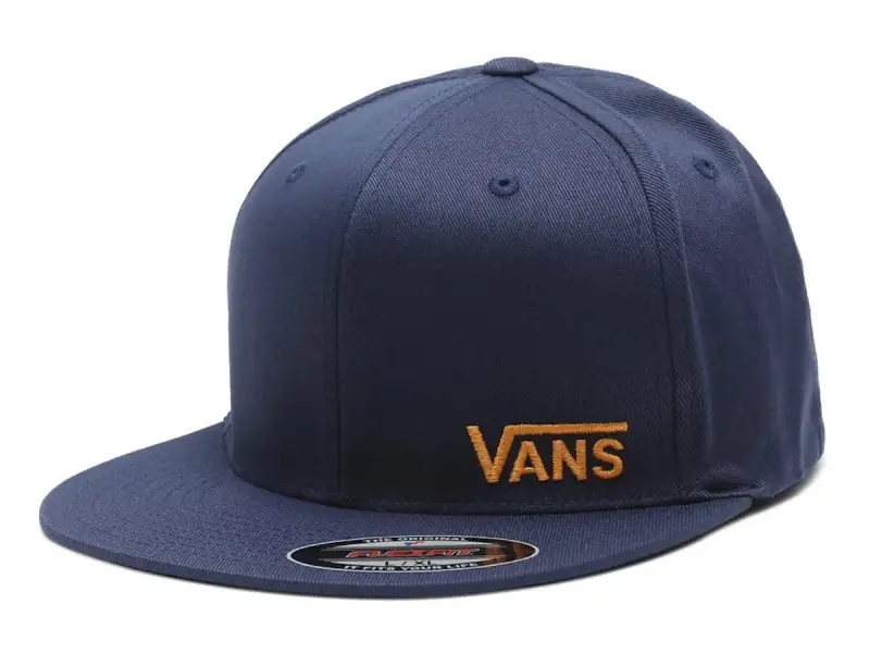 Vans "Splitz Flexfit" Cap - Dress Blues-Saffron