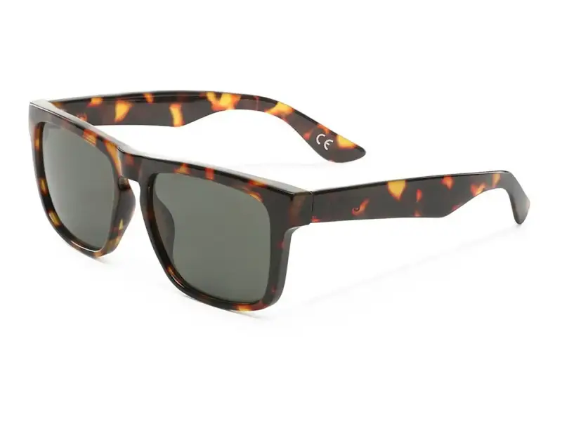 Vans "Squared Off" Sunglasses - Cheetah Tortoise/Dark Grn