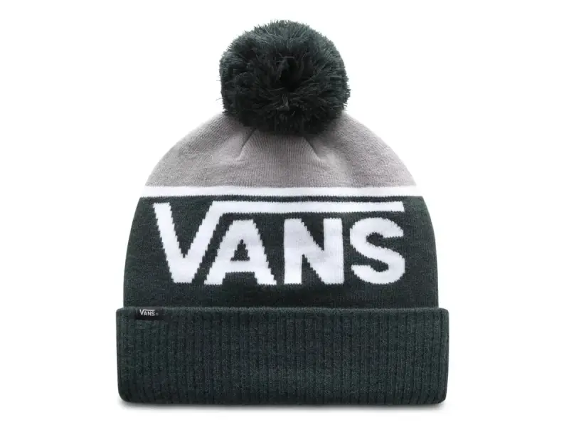 Vans "Stripe Pom" Beanie - Scarab