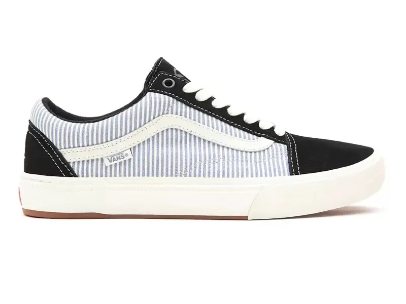 Vans X Federal Bikes "BMX Old Skool" Shoes - (Federal) Black/Blue Pinstripe