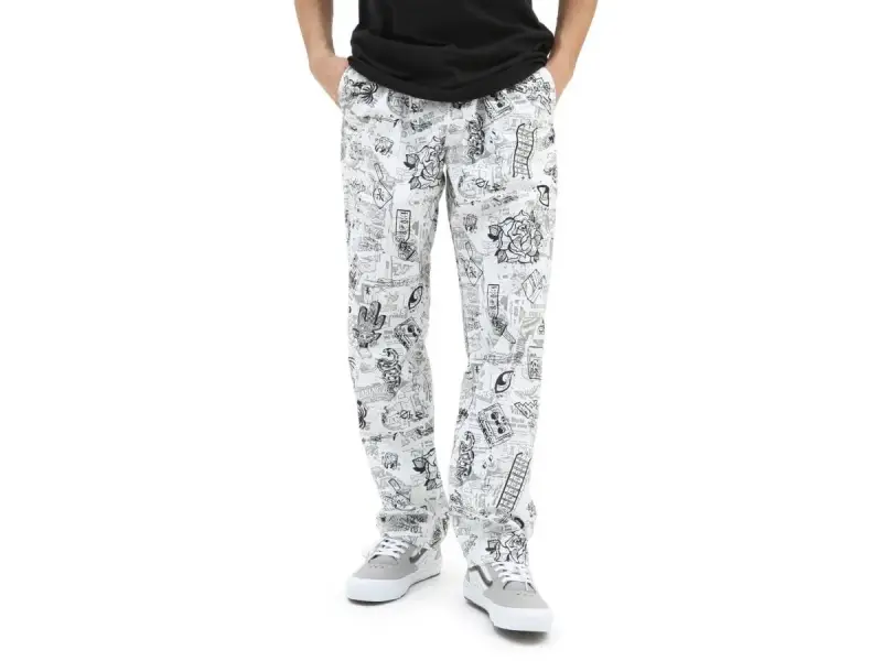 Vans X Kevin Peraza "Loose Tapered" Pant - White/Black