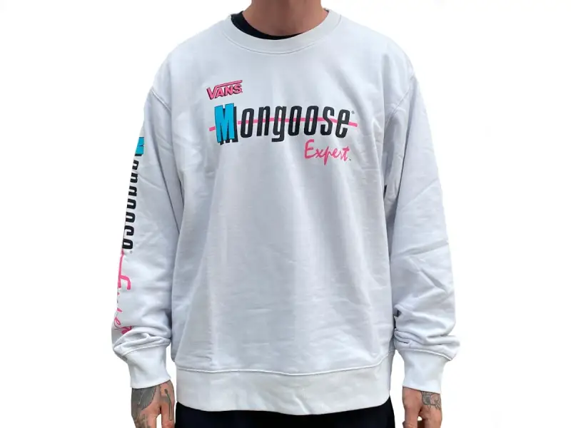 Vans X Mongoose "Fleece Crew" Pullover - Our Legends White