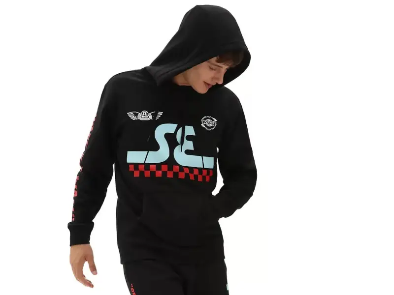 Vans X SE Bikes Hooded Pullover - (Se Bikes) Black