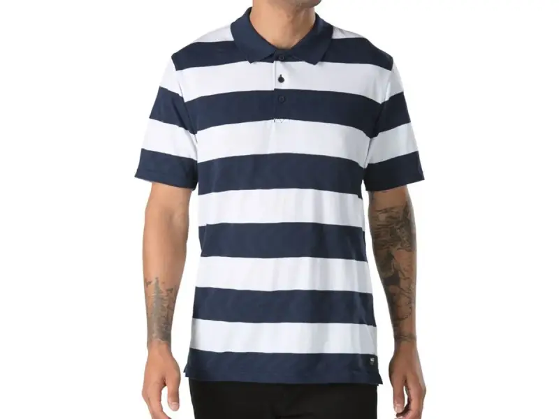Vans x Spitfire Polo Shirt - White-Dressed Blues