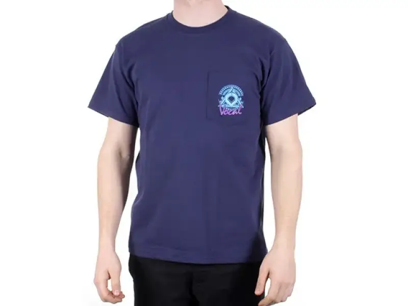 Vocal "Pyramid Pocket" T-Shirt - Blue