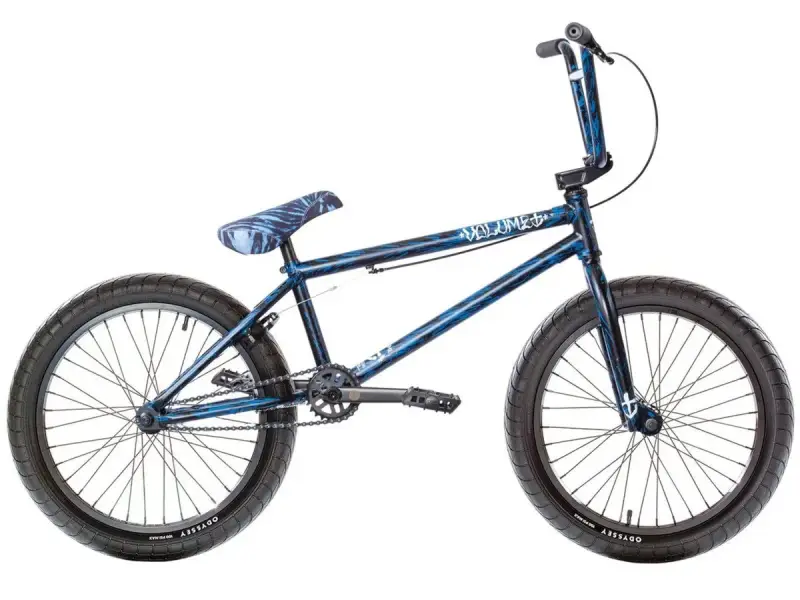 Volume Bikes "Broc Raiford" 2018 BMX Rad - Black/Blue Splatter - Freecoaster