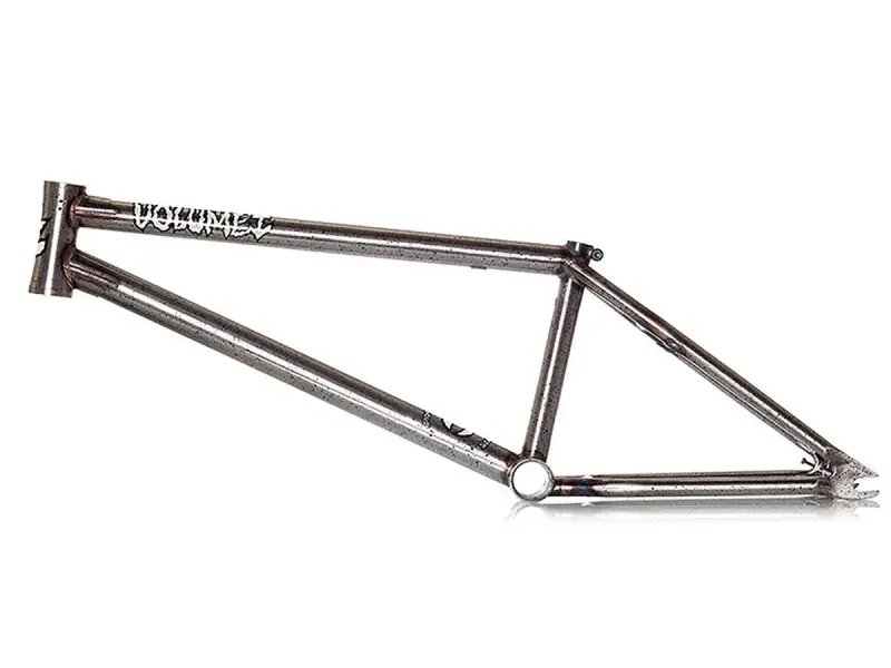 Volume Bikes "Broc Raiford Vessel V3" 2018 BMX Rahmen - Raw Black Splatters