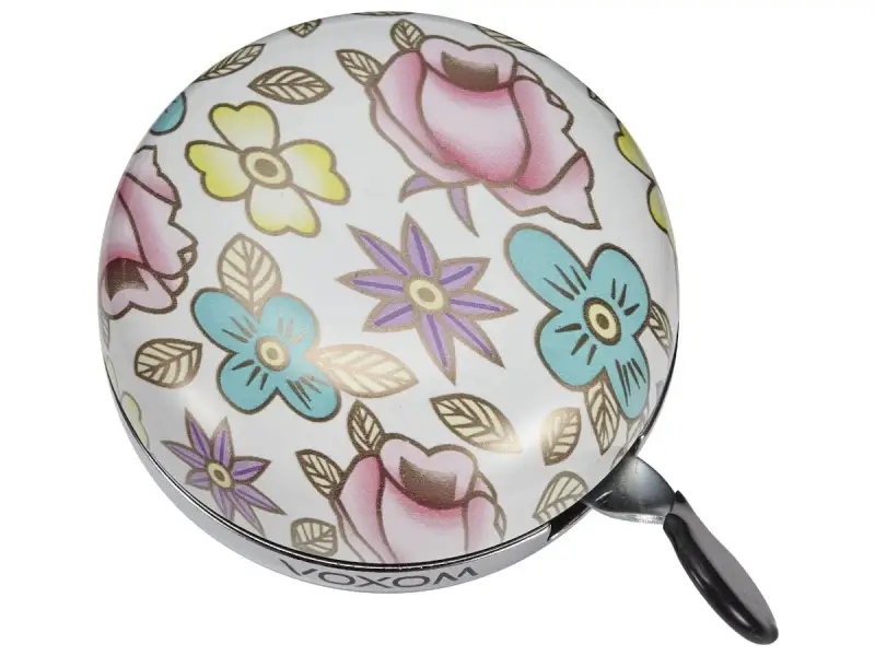 Voxom "Kl16" Ding Dong Bicycle Bell - Flowers
