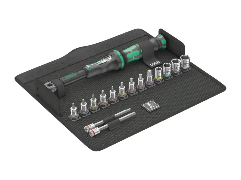 Wera "Bicycle Set Torque 1" Torque Wrench Set - 2.5 to 25 Nm