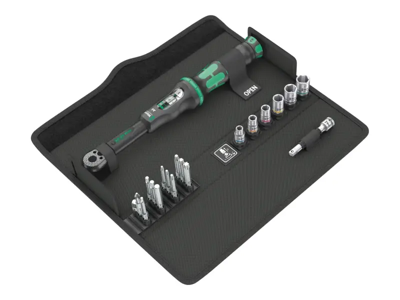 Wera "Click-Torque A 6 Set 1" Drehmomentschlüssel Set - 2,5 bis 25 Nm