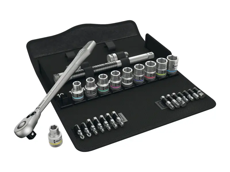 Wera "Zyklop Metal 8100 SC 8" Knarrensatz - 1/2 Zoll