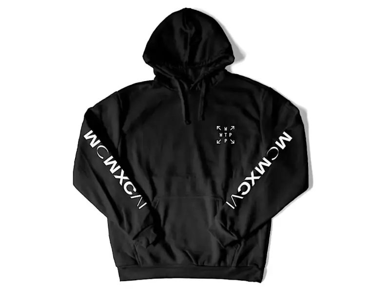 wethepeople "Architect Bullet" Hooded Pullover - Black