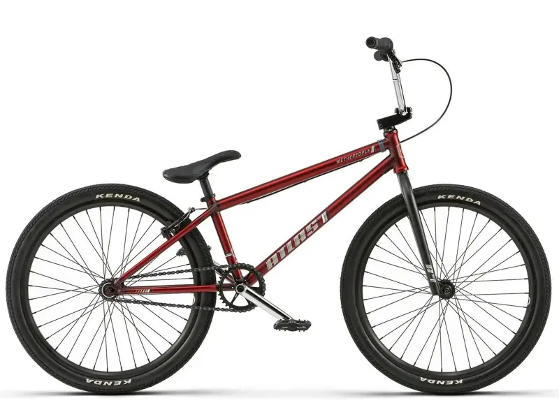 wethepeople "Atlas" 2018 BMX Cruiser Rad - 24 Zoll - Matt Translucent Red
