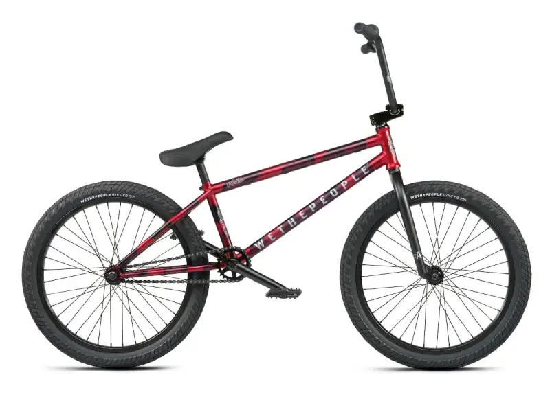 wethepeople "Audio 22" BMX Cruiser Bike - 22 Inch - Matt Aqua Red