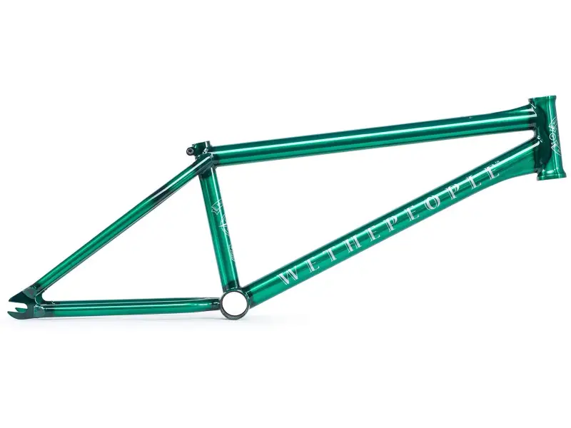 wethepeople "Battleship" 2018 BMX Frame - Trans Green