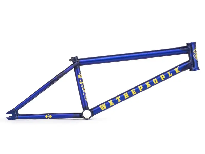 wethepeople "Buck" 2019 BMX Rahmen - Matt Translucent Blue