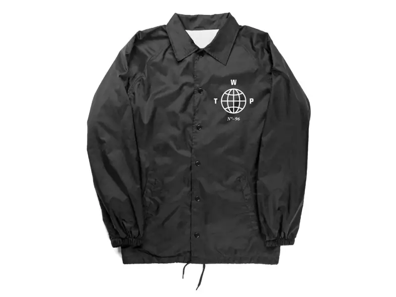 wethepeople "Coach" Windbreaker Jacket - Black