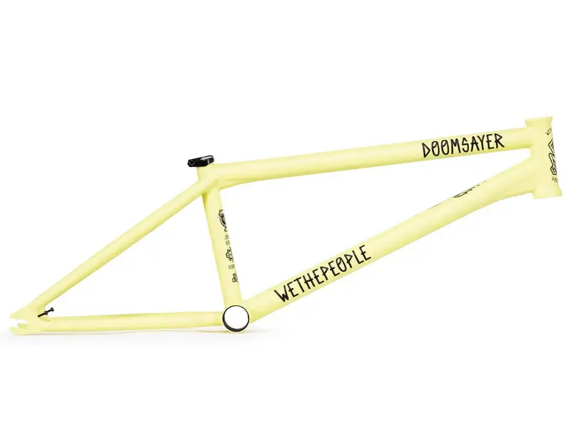 wethepeople "Doomsayer" 2019 BMX Frame - Matt Pastel Yellow