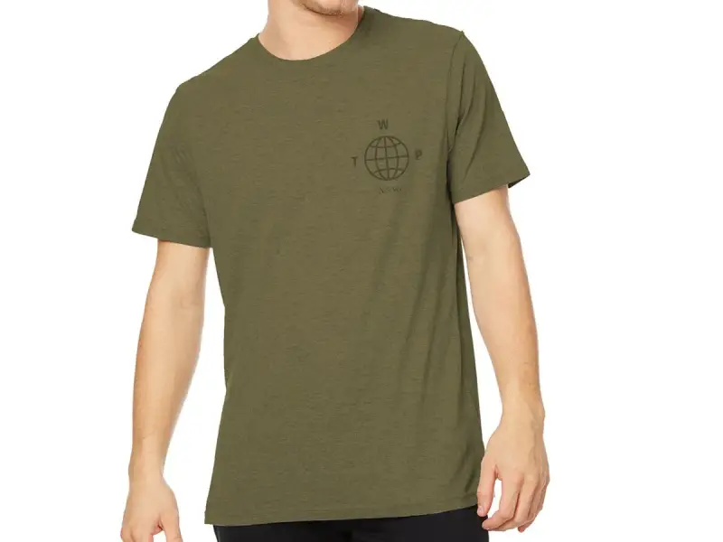 wethepeople "Globe" T-Shirt - Olive