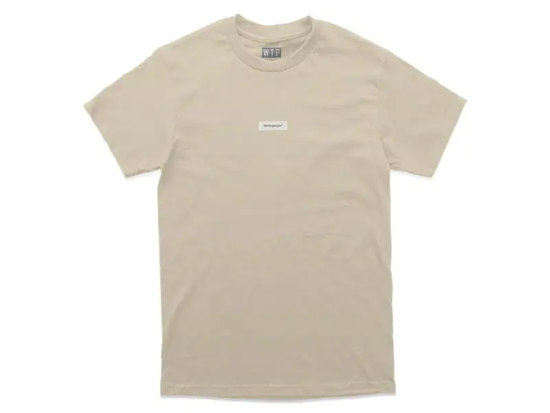 wethepeople "Label" T-Shirt - Sand