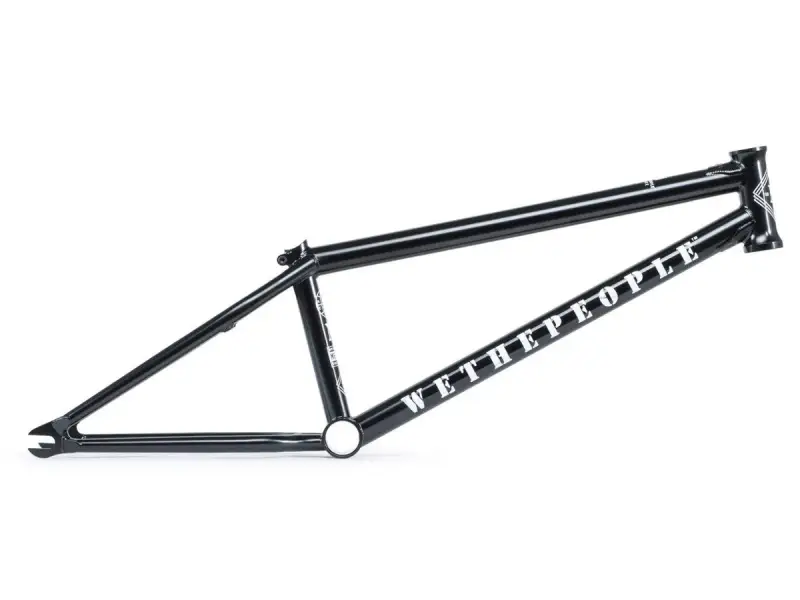 wethepeople "Message" 2018 BMX Rahmen - Glossy Black