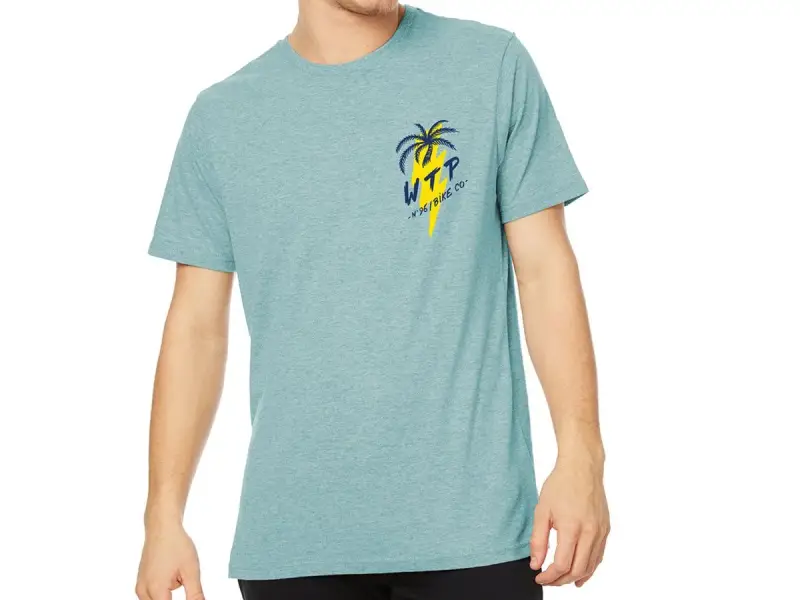 wethepeople "Miami" T-Shirt - Blue