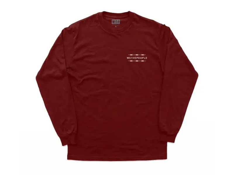 wethepeople "Pathfinder" Longsleeve - Burgundy