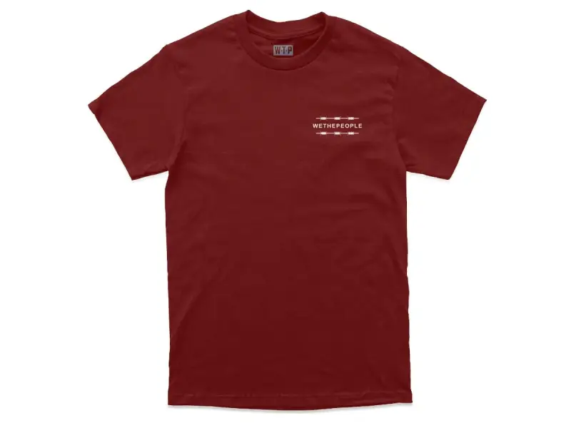 wethepeople "Pathfinder" T-Shirt - Burgundy