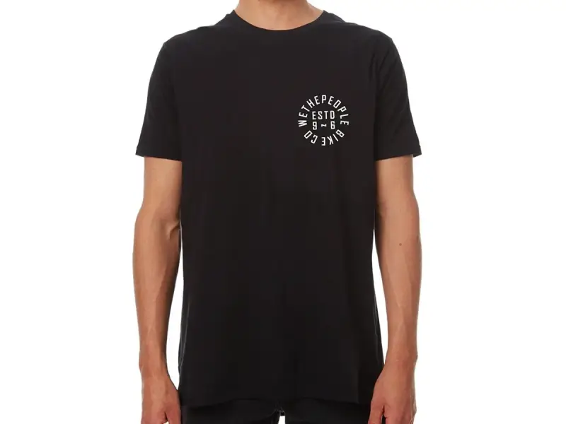 wethepeople "Pocket Estd 96" T-Shirt - Black