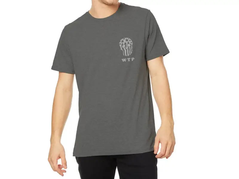 wethepeople "Skull" T-Shirt - Grey