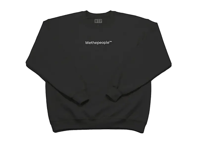 wethepeople "WTP Sweater" Pullover - Black
