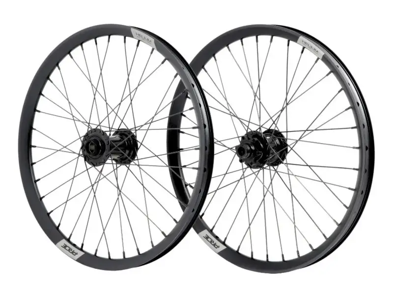 Pride Racing "Fusion 20/15mm - Helium M24" BMX Race Laufräder - 20 Zoll, Disc, 20mm/15mm Achse, Sch…