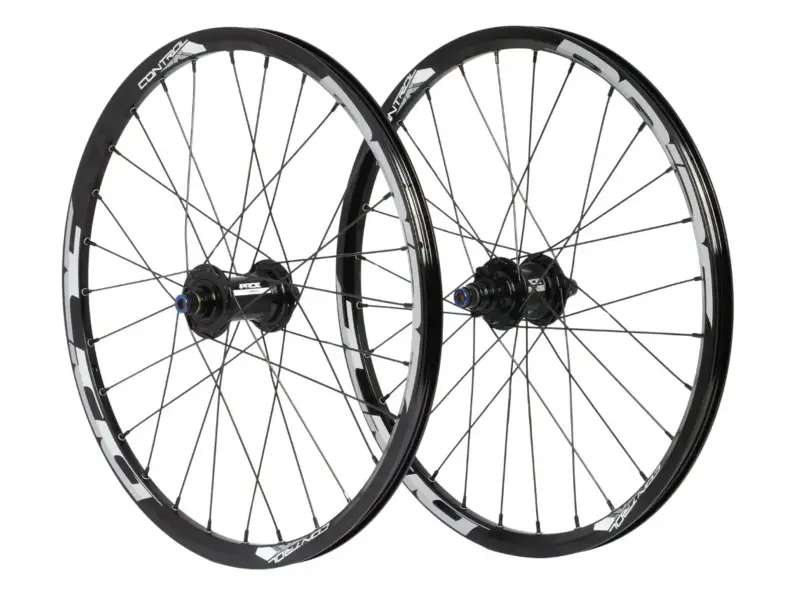 Pride Racing "Fusion/Control" BMX Race Complete Wheels - 20 Inch / 451, 10mm Axle, Disc