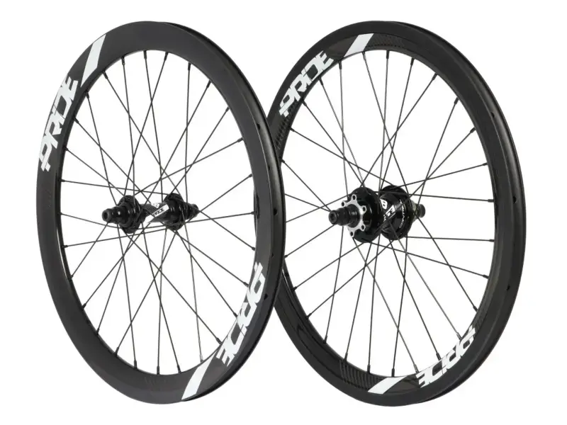 Pride Racing "Gravity Exp / Control V2" BMX Race Complete Wheels - 20 Inch / 451, V-Brake & Disc, C…