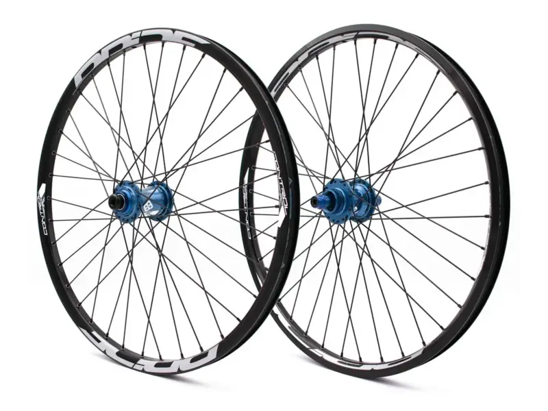 Pride Racing "Control V1" BMX Race Laufräder - 24 Zoll V-Brake Blau