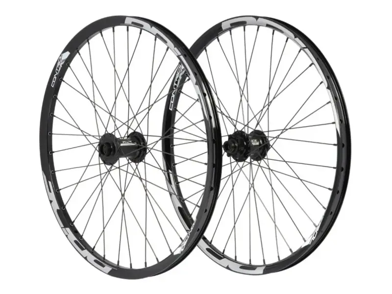Pride Racing "Fusion Control" BMX Race Complete Wheels - 24 Inch / 20mm & 15mm Thru Axle