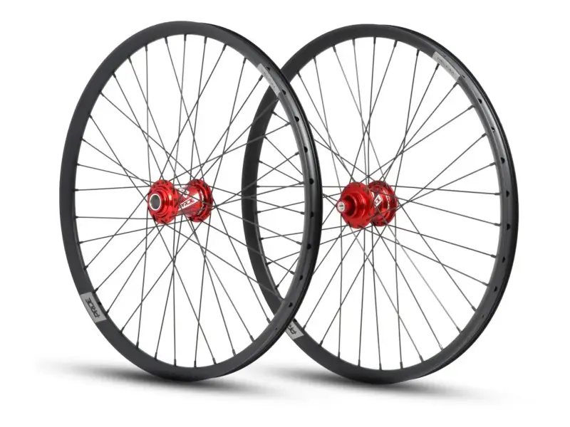 Pride Racing "Helium Control V1" BMX Race Laufräder - 24 Zoll, 20/10mm, Rot