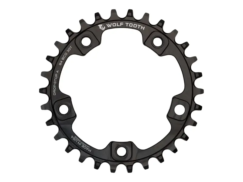 Wolf Tooth "Drop-Stop" MTB Chainring - 94 BCD 5-Bolt