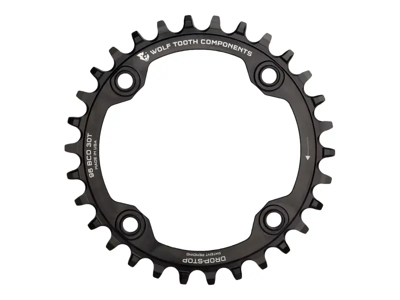 Wolf Tooth "Drop-Stop" MTB Chainring - 96 BCD Shimano Symmetric