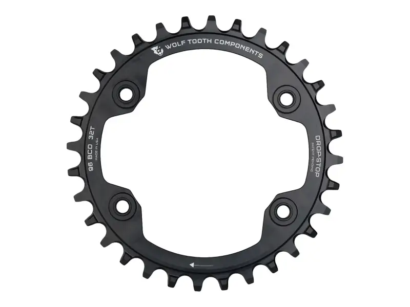 Wolf Tooth "Drop-Stop" MTB Chainring - 96 BCD Shimano XTR M9000