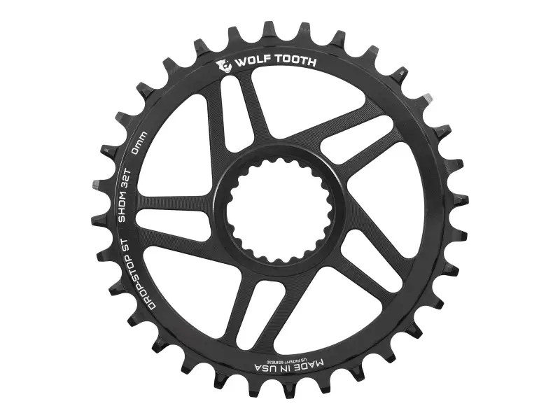 Wolf Tooth "Drop-Stop" MTB Chainring - Shimano Direct Mount