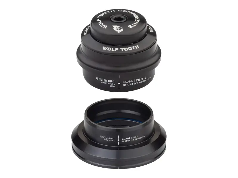 Wolf Tooth "GeoShift Performance 1°" MTB Headset - EC44/28.6 | EC44/40 tapered