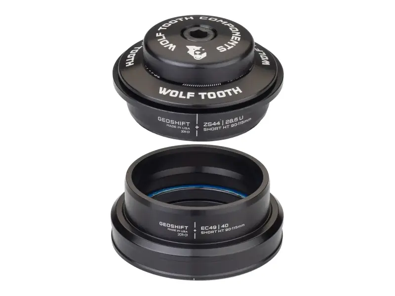 Wolf Tooth "GeoShift Performance 1°" MTB Headset - ZS44/28.6 | EC49/40 tapered
