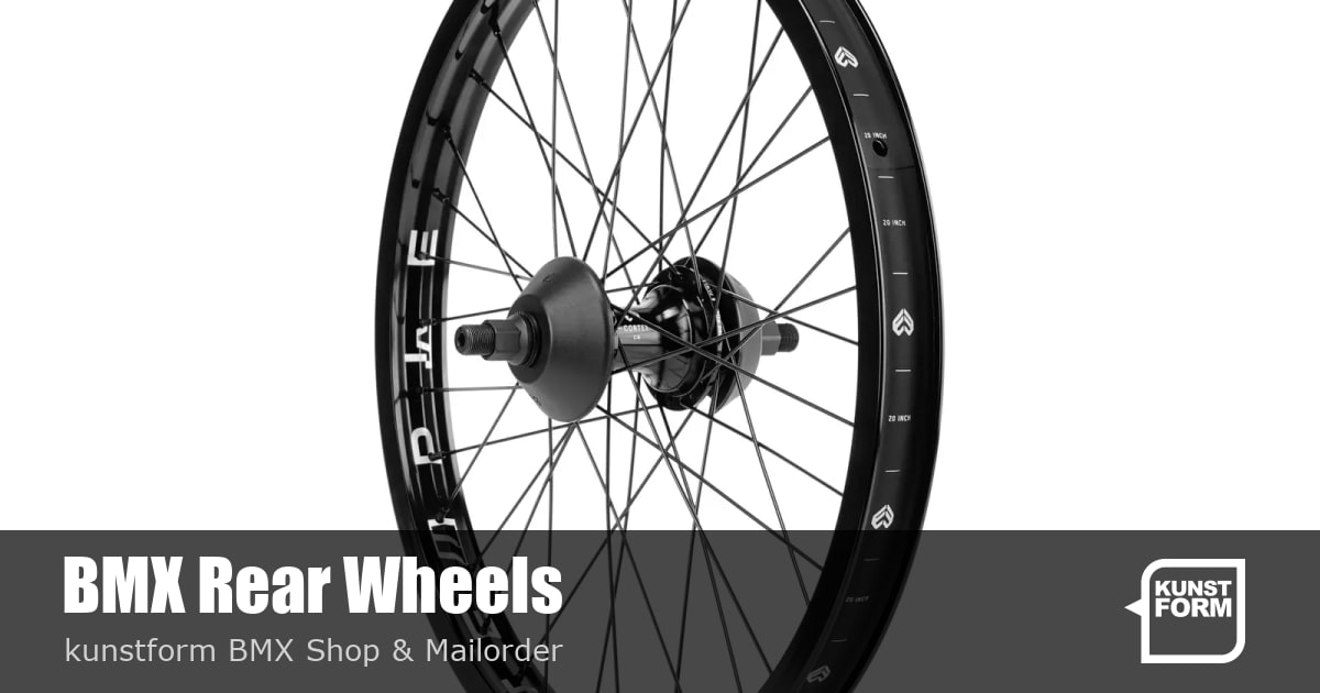 BMX Rear Wheels | kunstform BMX Shop & Mailorder - worldwide shipping